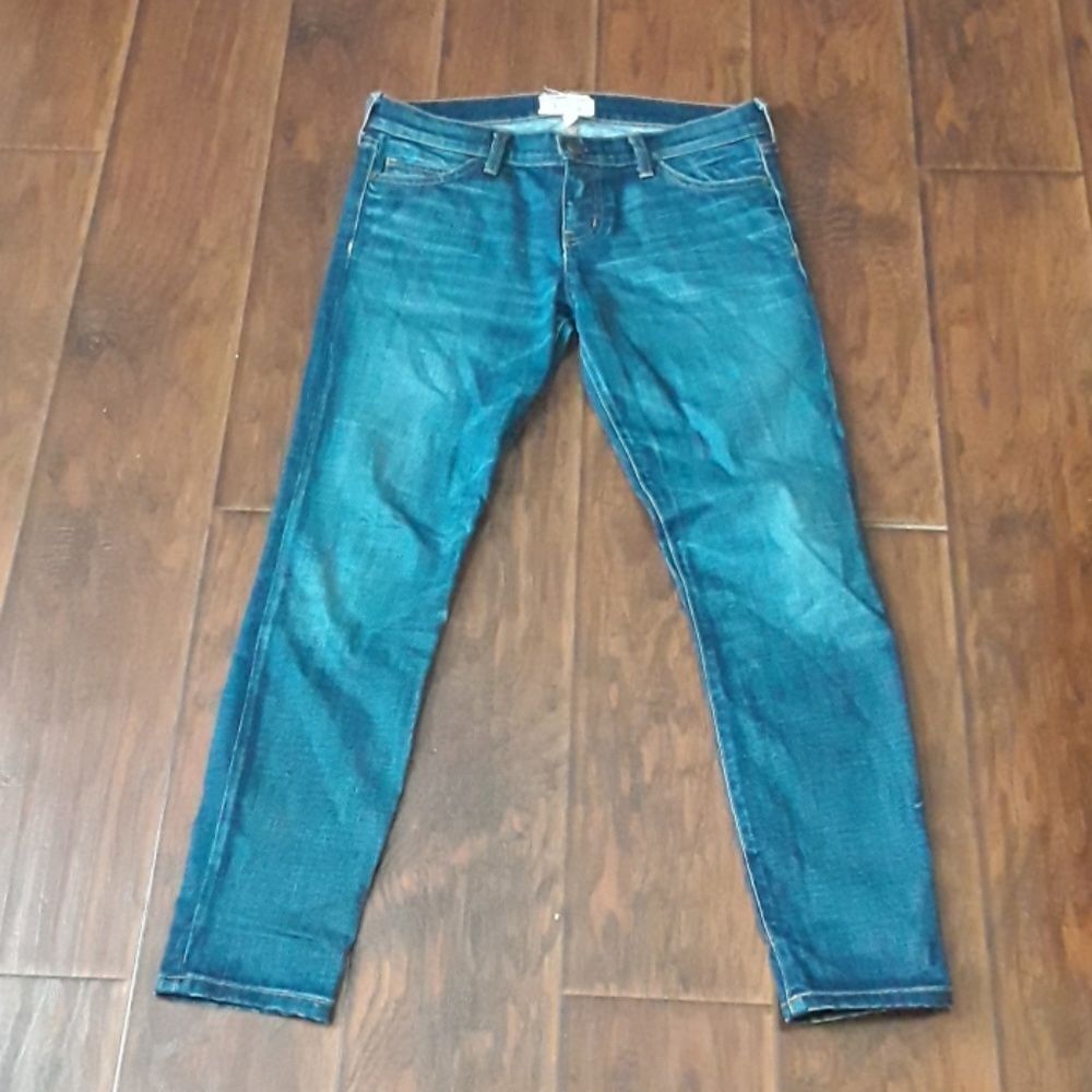 Current Elliot Blue Distressed Jeans Casual Boho Contemporary Feminine